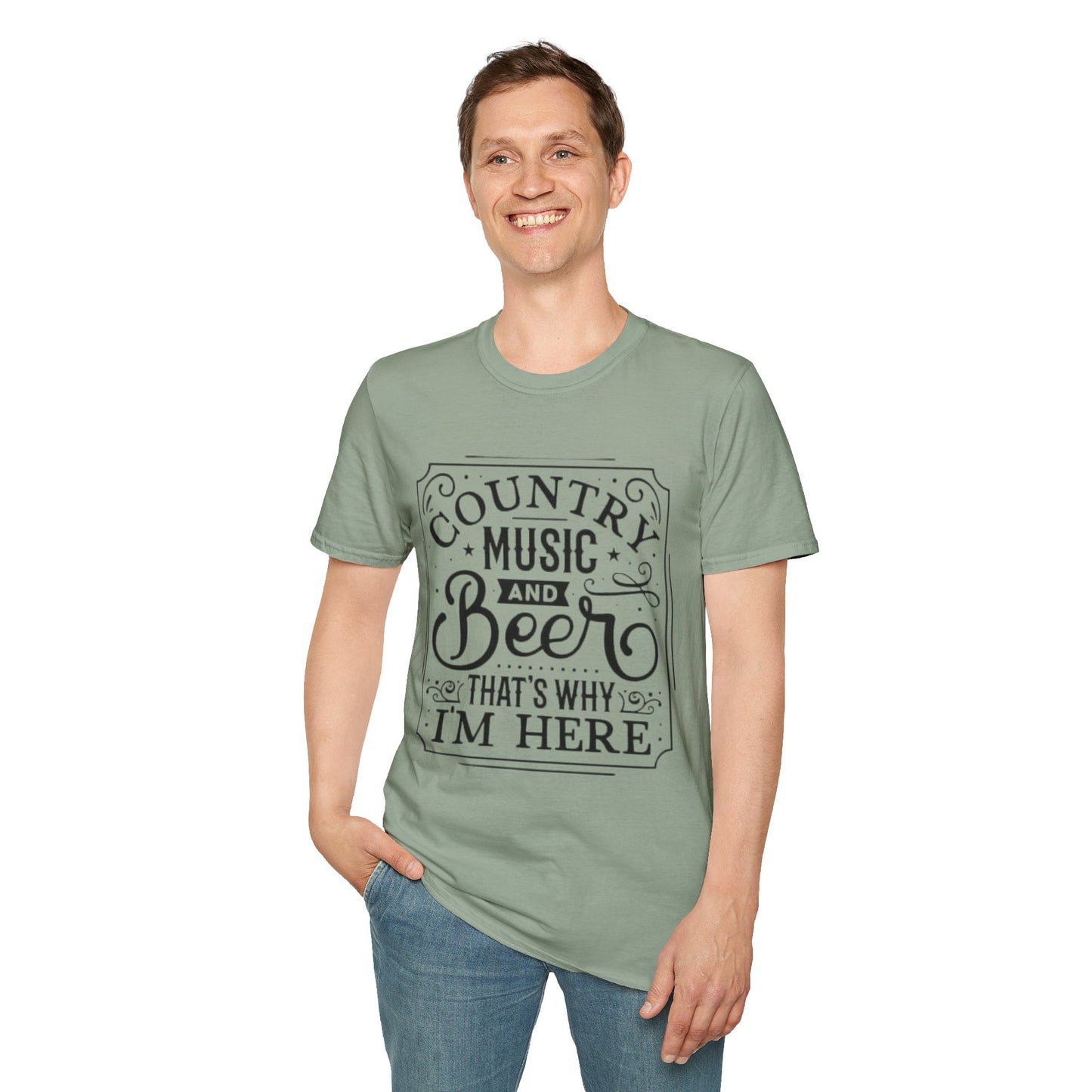 County Music - Unisex Softstyle T-Shirt