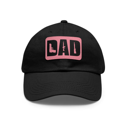 DAD -Hat with Leather Patch (Rectangle)