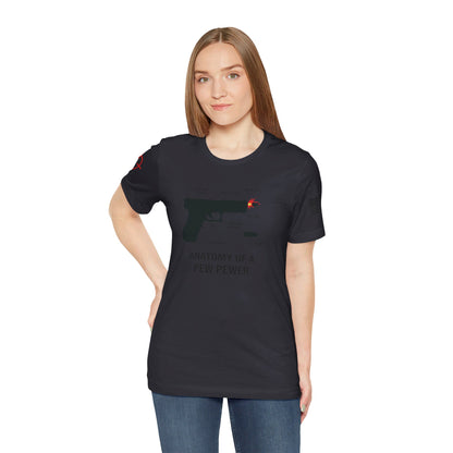 Anatomy Of A PEW PEWER - Unisex Jersey Short Sleeve Tee