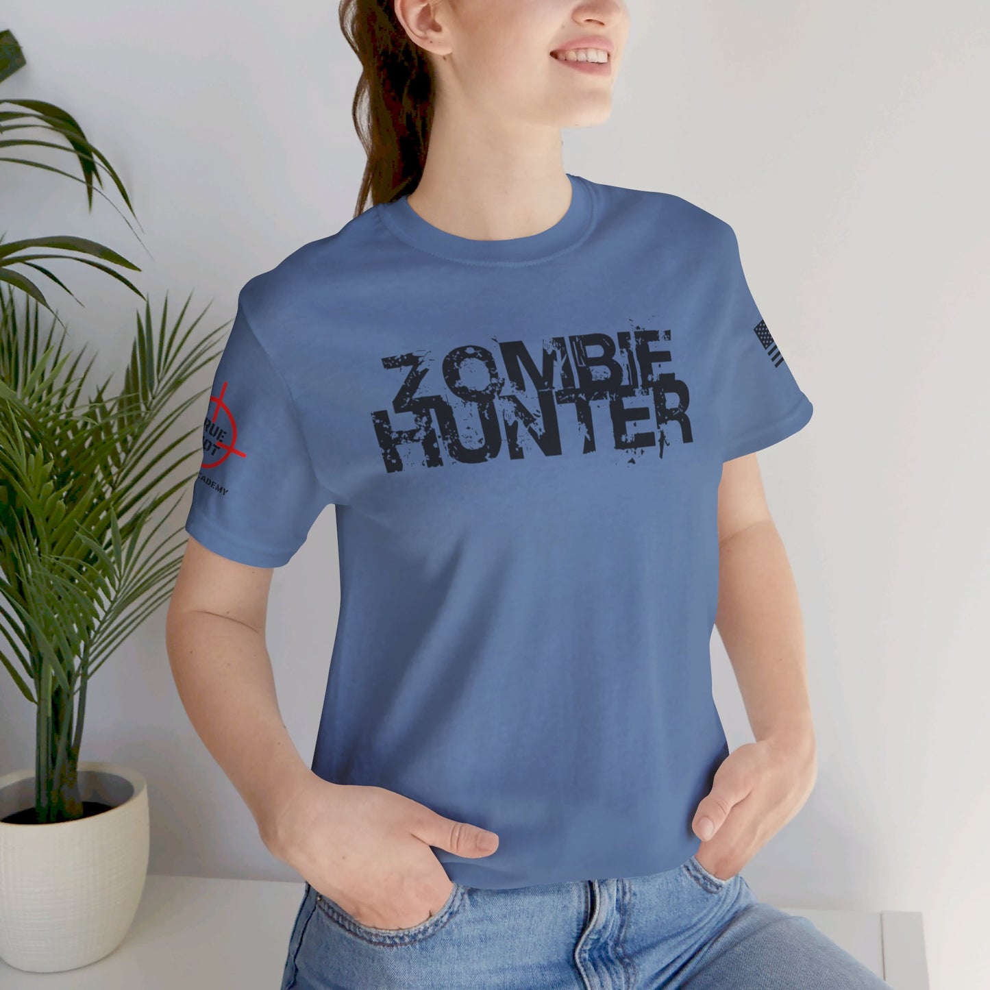 Zombie Hunter - Unisex Jersey Short Sleeve Tee