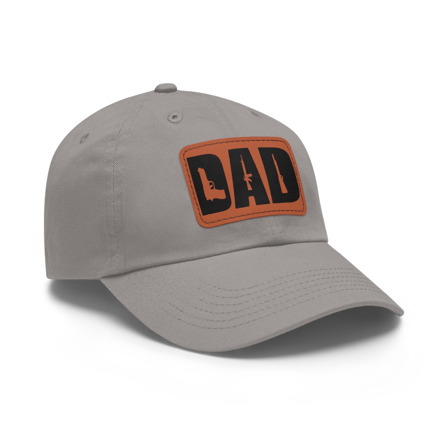 DAD -Hat with Leather Patch (Rectangle)