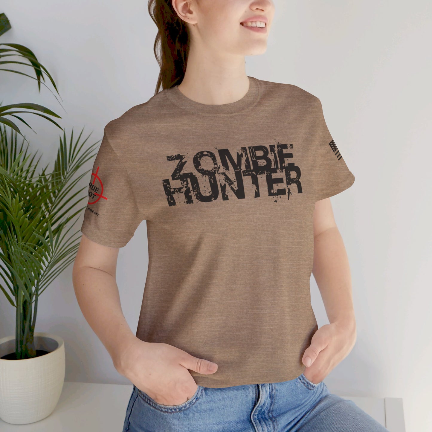 Zombie Hunter - Unisex Jersey Short Sleeve Tee