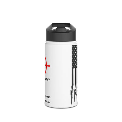 Gun Flag - Stainless Steel Water Bottle, Standard Lid