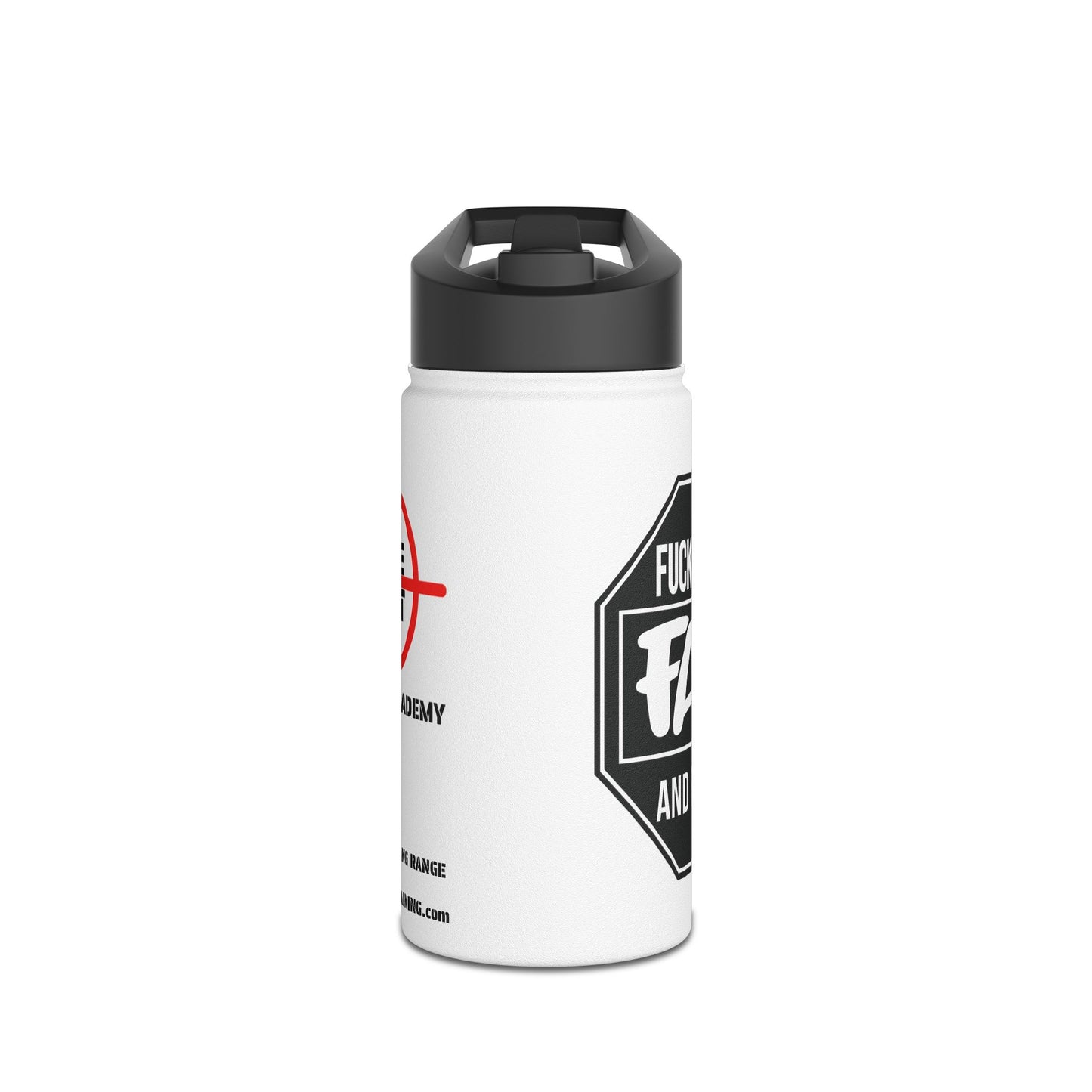 FAFO Sign- Stainless Steel Water Bottle, Standard Lid