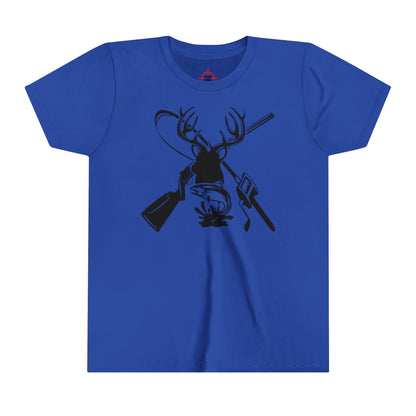 Fishing & Hunting - Youth Short Sleeve Tee