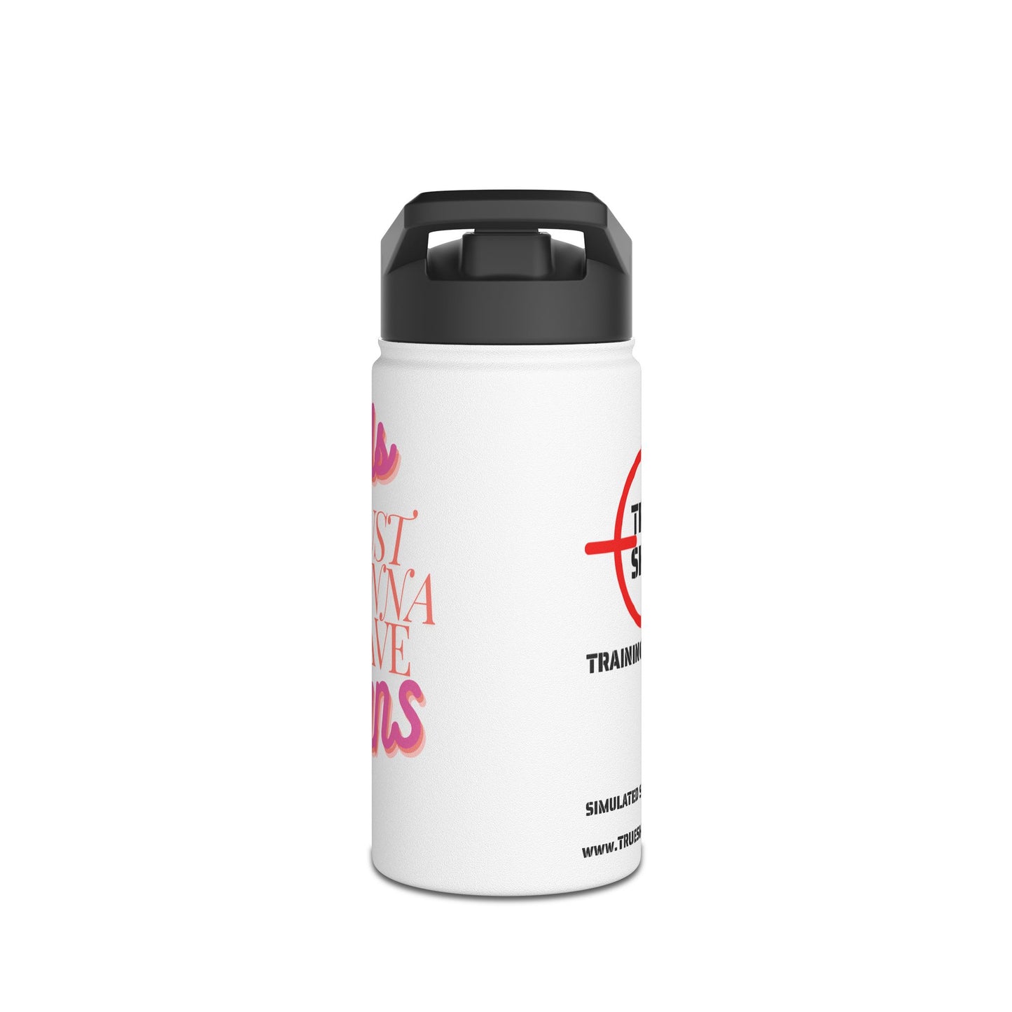 Girls Just Wanna Have GUNS - Stainless Steel Water Bottle, Standard Lid