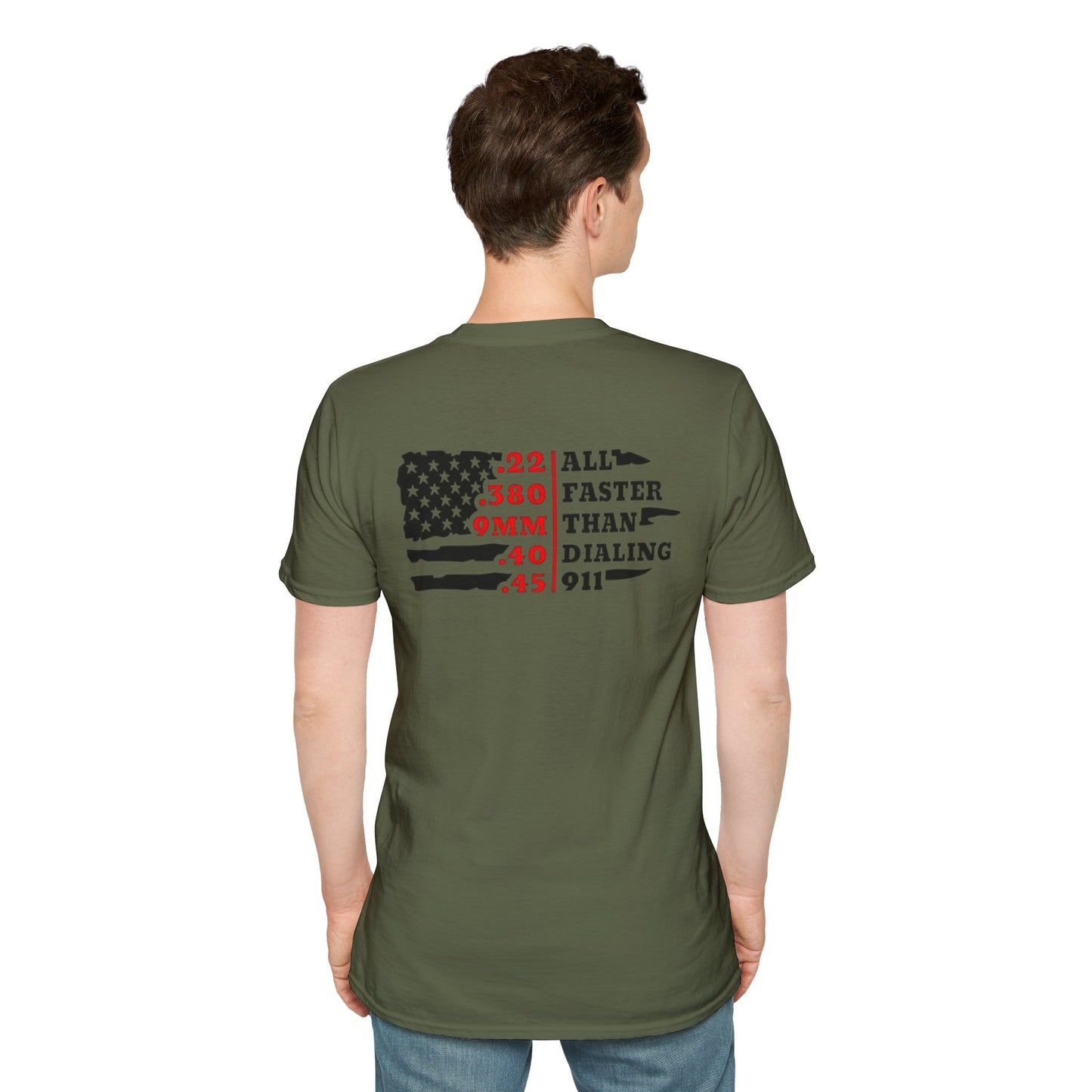 Faster than 911 - Unisex Softstyle T-Shirt