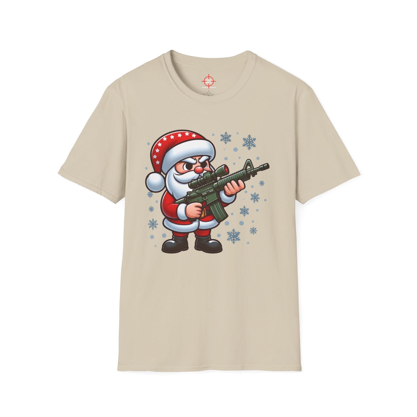 Tactical Santa Unisex Softstyle T-Shirt - Cozy Holiday Humor Shirt