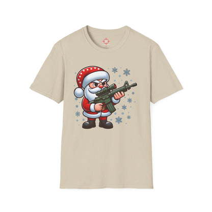 Tactical Santa Unisex Softstyle T-Shirt - Cozy Holiday Humor Shirt