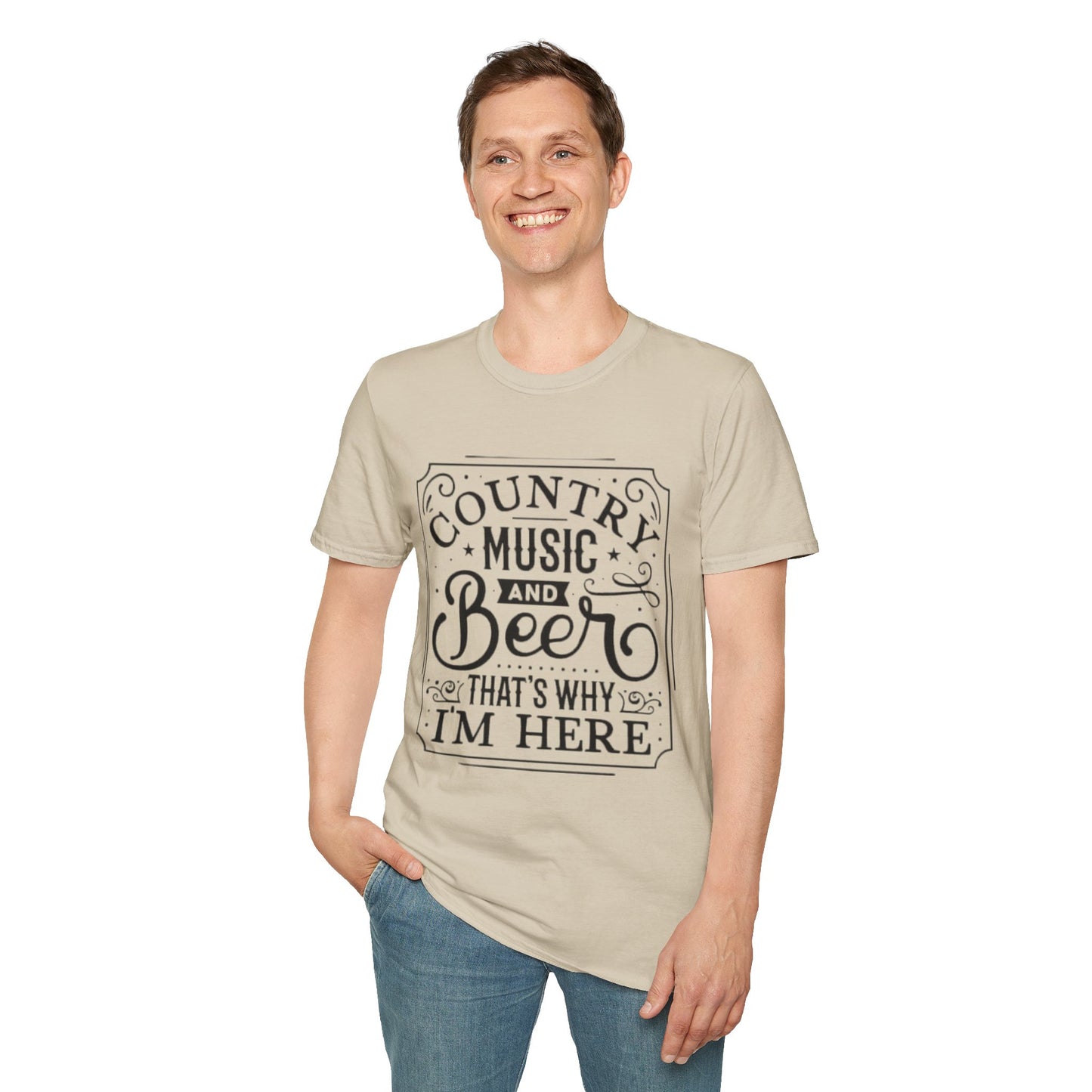 County Music - Unisex Softstyle T-Shirt