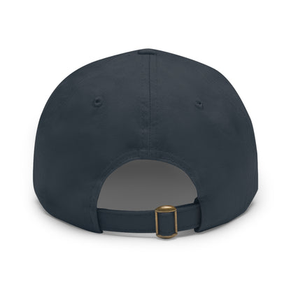 DAD -Hat with Leather Patch (Rectangle)