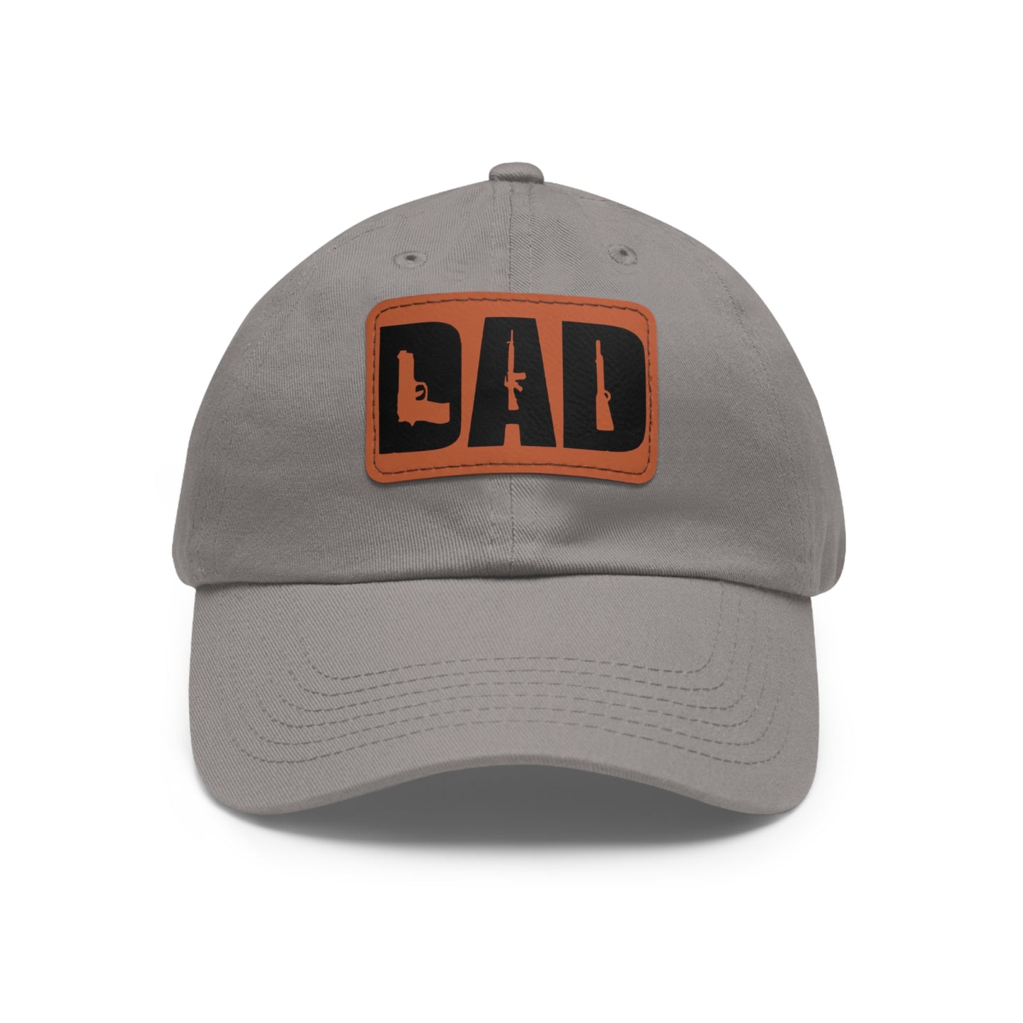 DAD -Hat with Leather Patch (Rectangle)