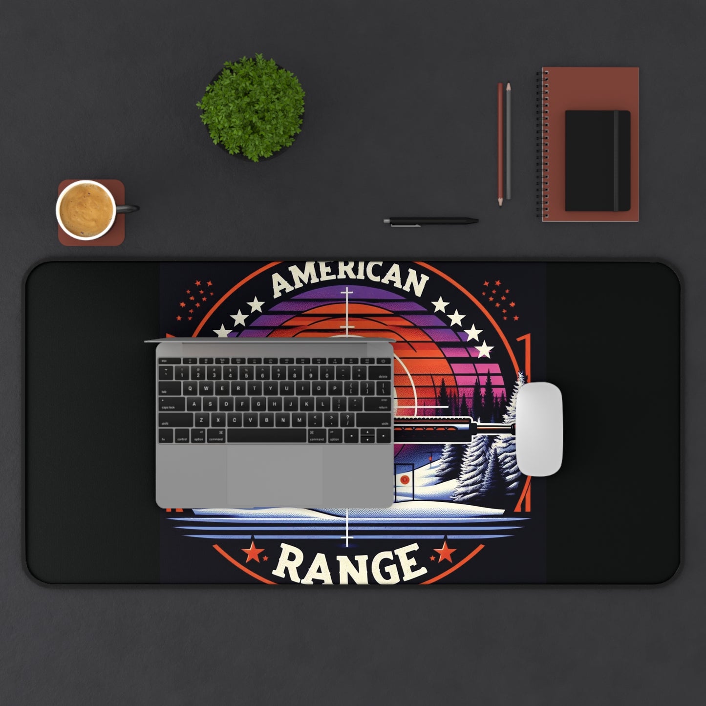 American Range Desk Mat - Outdoor Vibe for Gun Enthusiasts