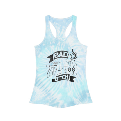 Bad B**ch - Tie Dye Racerback Tank Top