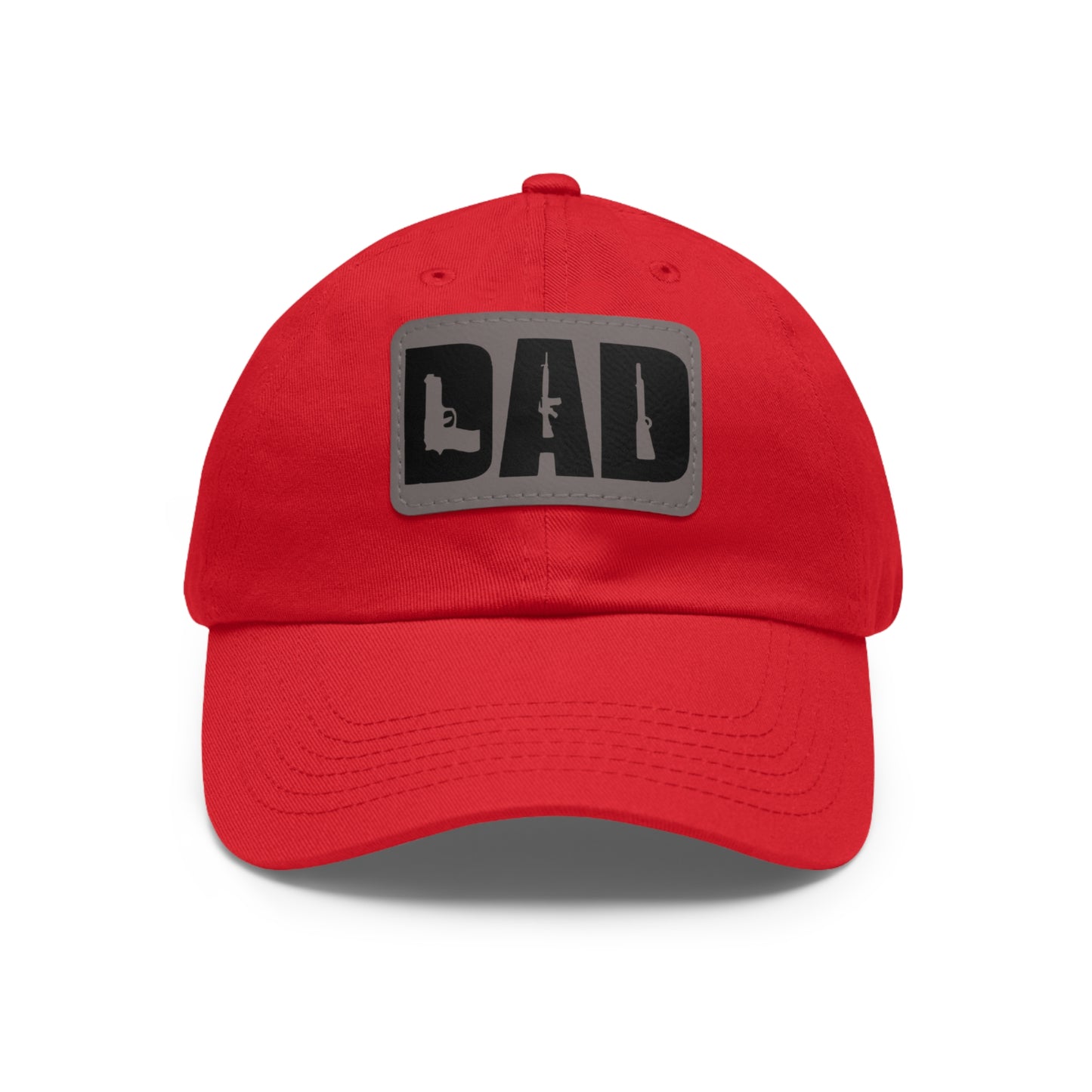 DAD -Hat with Leather Patch (Rectangle)