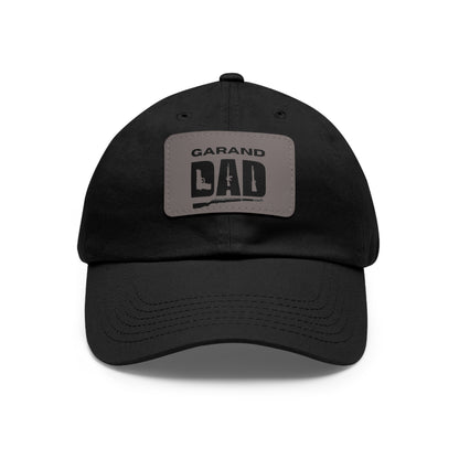 Garand DAD -Hat with Leather Patch (Rectangle)