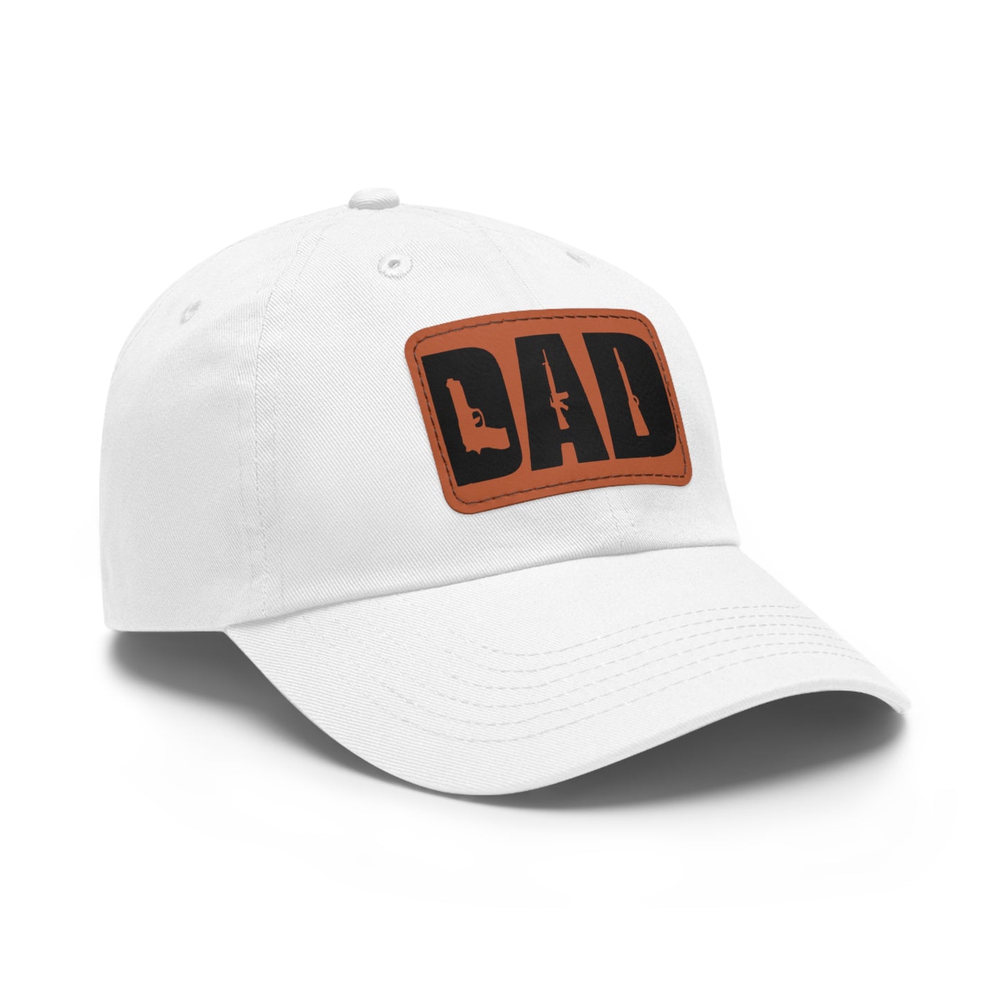 DAD -Hat with Leather Patch (Rectangle)