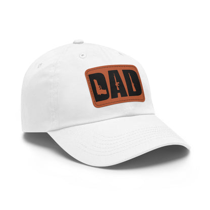 DAD -Hat with Leather Patch (Rectangle)