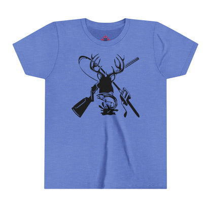 Fishing & Hunting - Youth Short Sleeve Tee