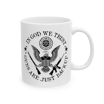 In God We Trust - Ceramic Mug, (11oz, 15oz)