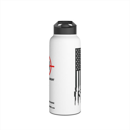 Gun Flag - Stainless Steel Water Bottle, Standard Lid