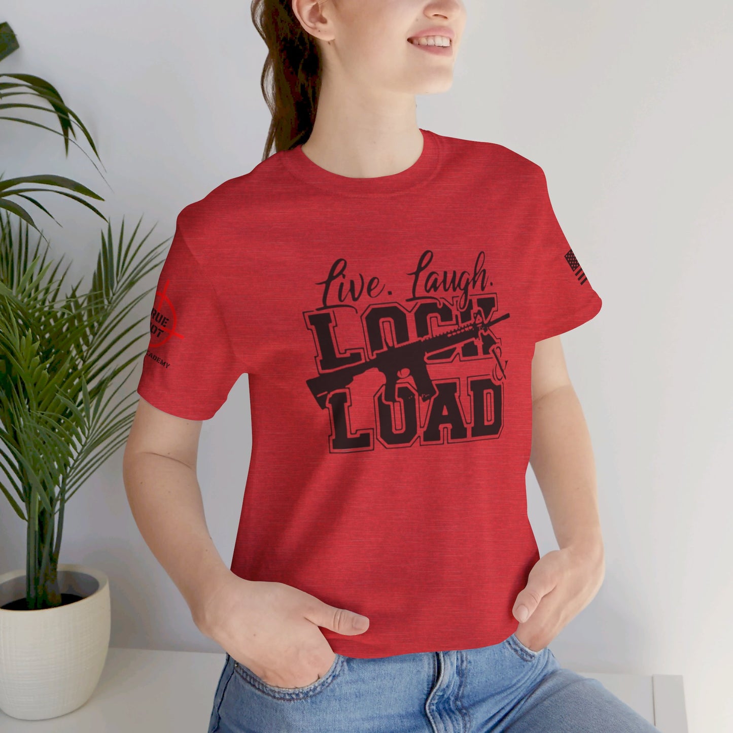 Lock n Load- Unisex Jersey Short Sleeve Tee