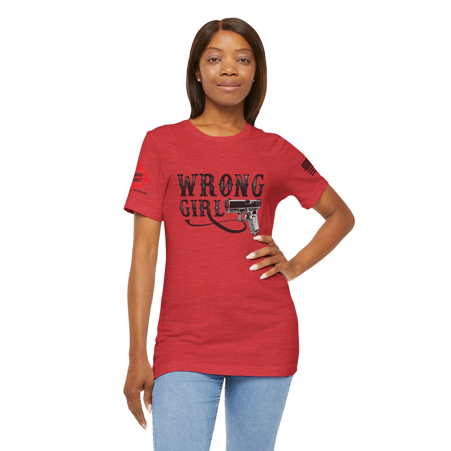 Wrong Girl- Unisex Jersey Short Sleeve Tee