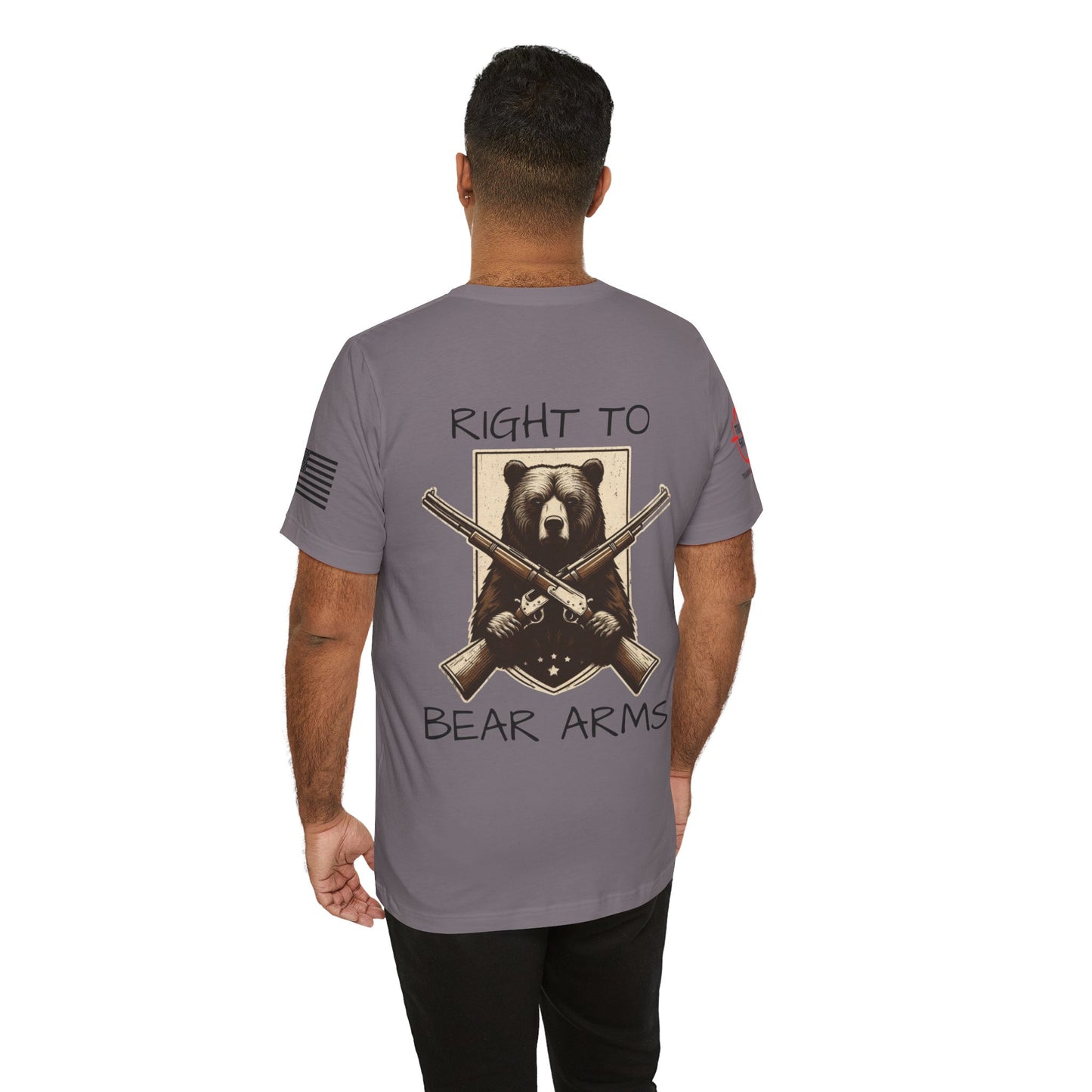 Right To Bear Arms (Rifle) - Unisex Jersey Short Sleeve Tee