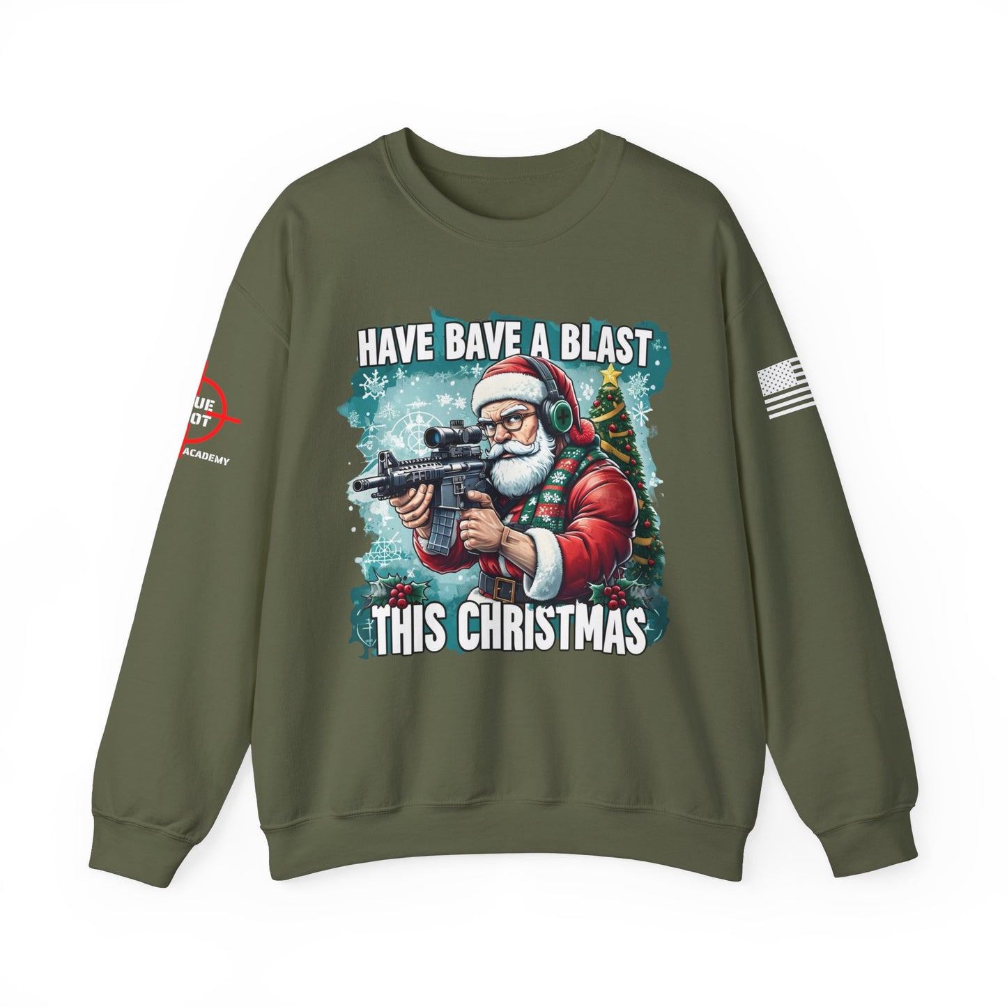 Christmas Sweatshirt - 'Have a Blast This Christmas' Unisex Crewneck