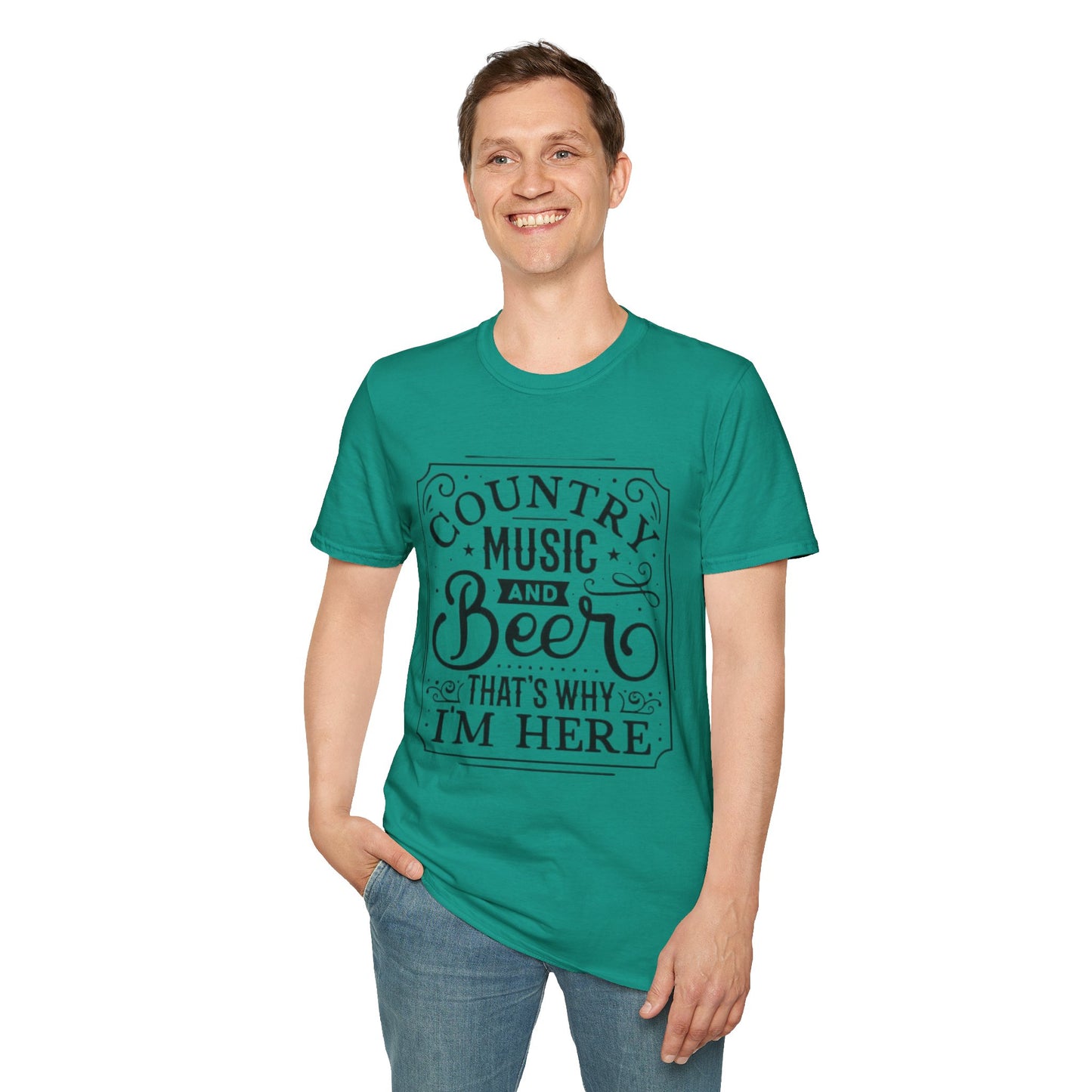 County Music - Unisex Softstyle T-Shirt