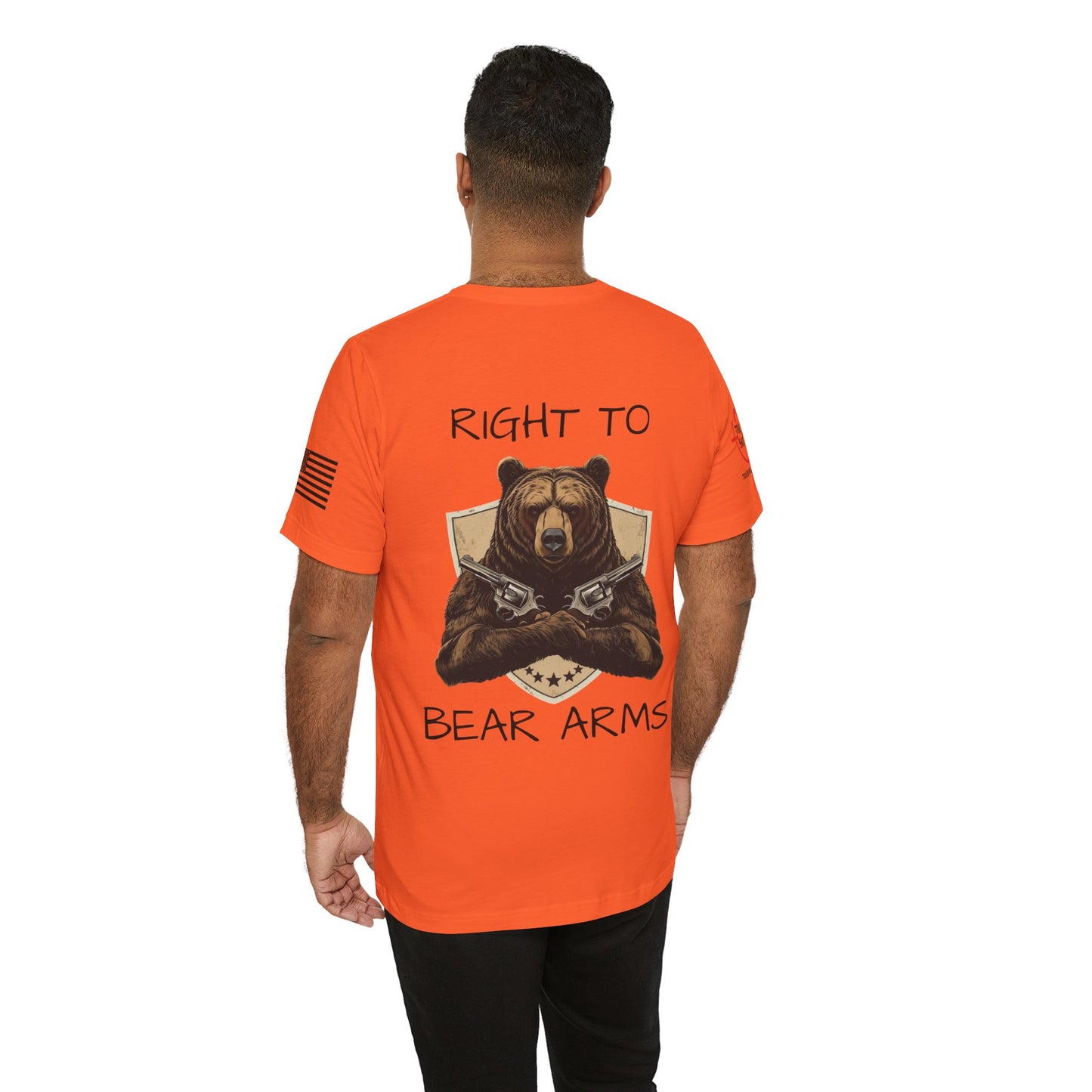 Right To Bear Arms (Revolver) - Unisex Jersey Short Sleeve Tee