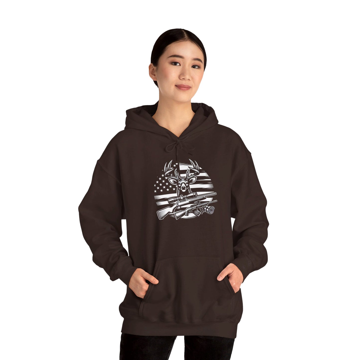 Deer Hunter - Unisex Heavy Blend™ Hooded Sweatshirt