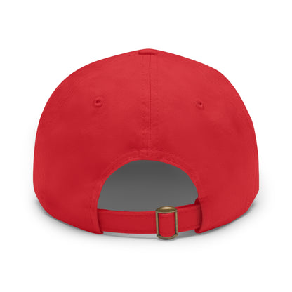 DAD -Hat with Leather Patch (Rectangle)