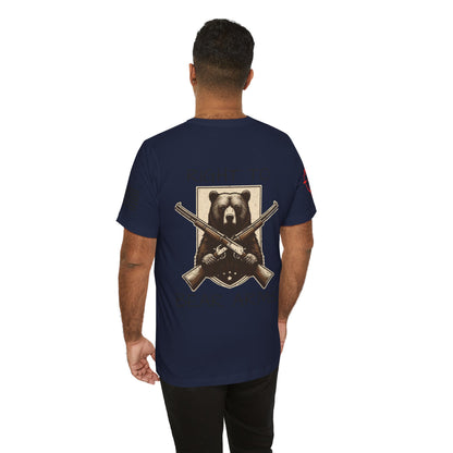 Right To Bear Arms (Rifle) - Unisex Jersey Short Sleeve Tee