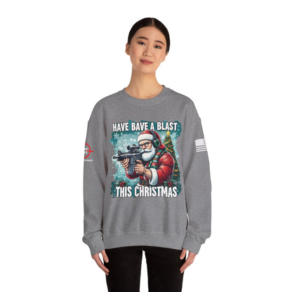 Christmas Sweatshirt - 'Have a Blast This Christmas' Unisex Crewneck