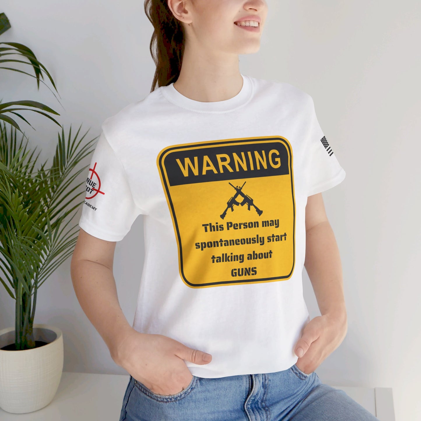 Warning - Unisex Jersey Short Sleeve Tee