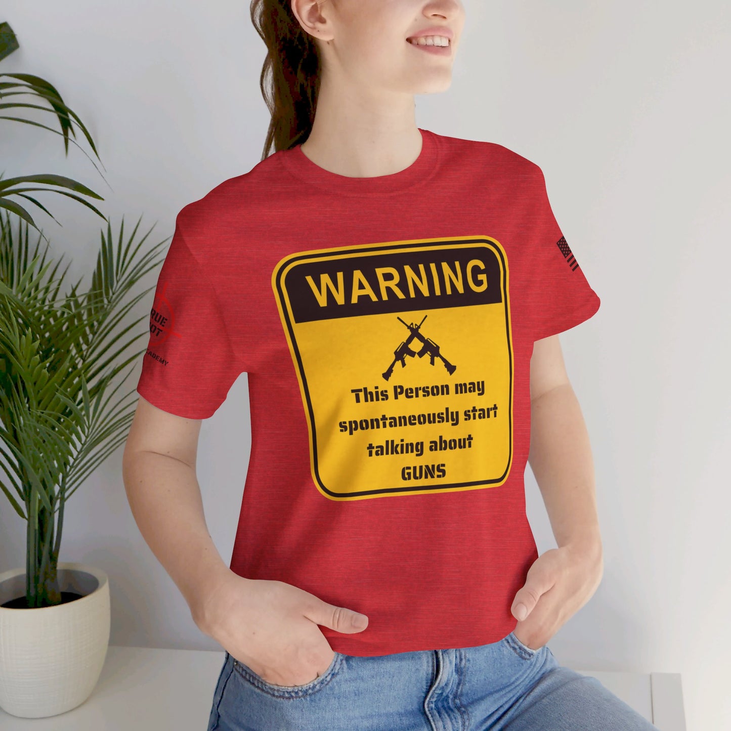 Warning - Unisex Jersey Short Sleeve Tee