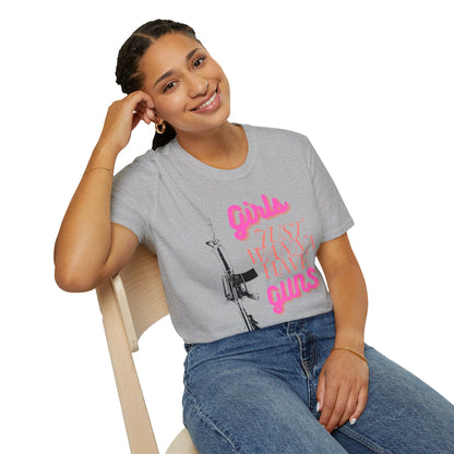 Girls Just Wanna Have Guns - Unisex Softstyle T-Shirt