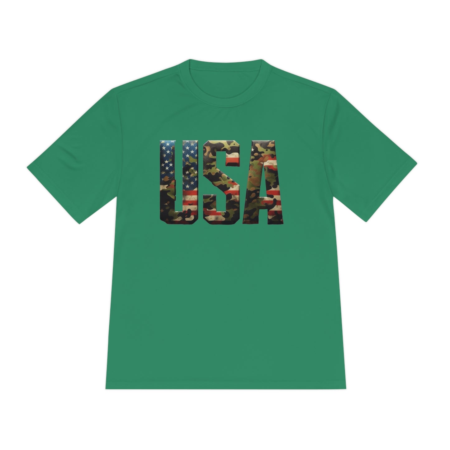 USA - Unisex Moisture Wicking Tee