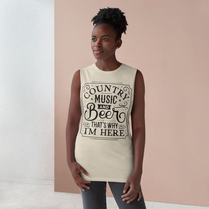 Country Music - Unisex Barnard Tank