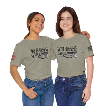 Wrong Girl- Unisex Jersey Short Sleeve Tee