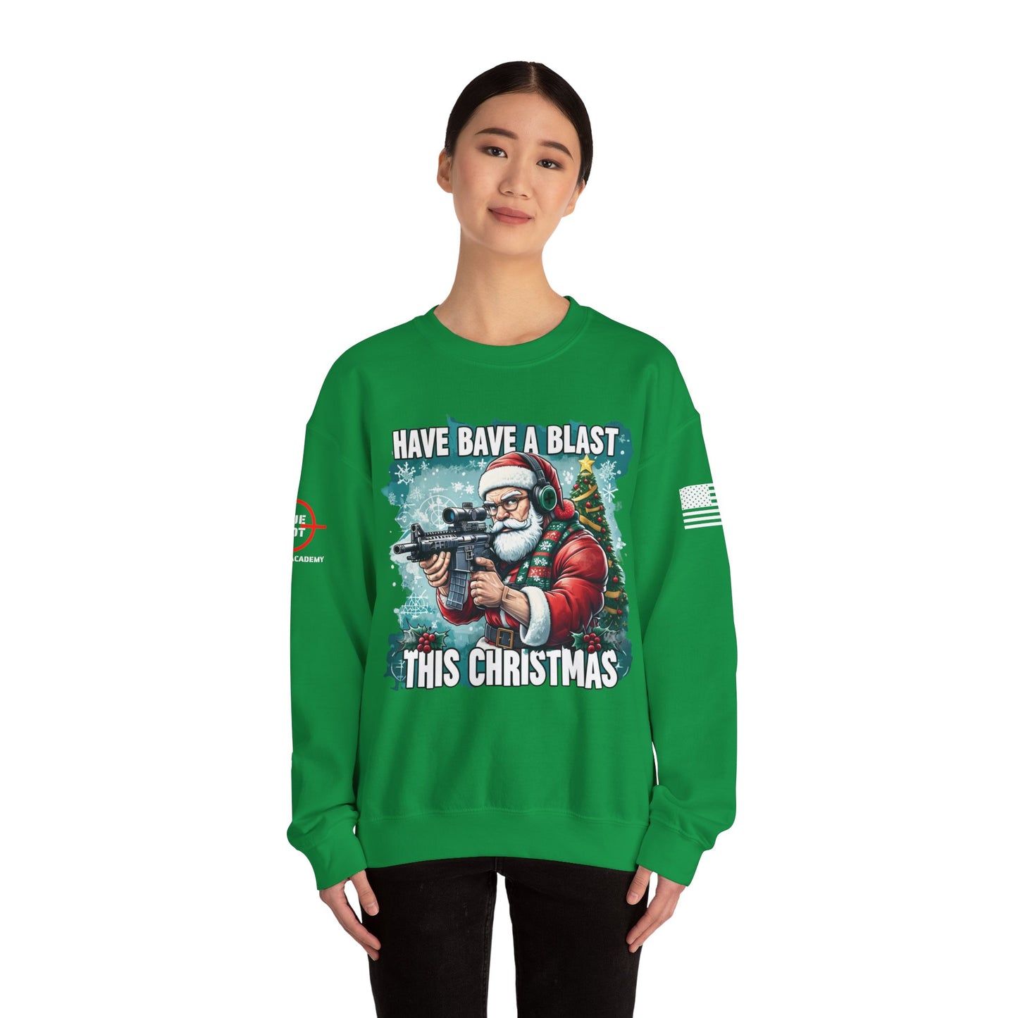 Christmas Sweatshirt - 'Have a Blast This Christmas' Unisex Crewneck