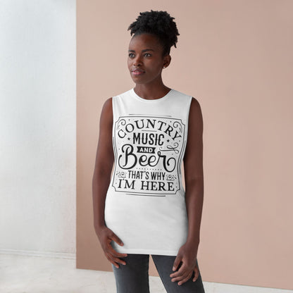 Country Music - Unisex Barnard Tank