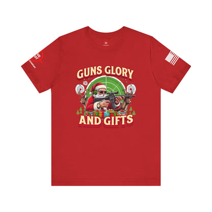 Guns Glory And Gifts - Unisex Jersey Short Sleeve T-Shirt