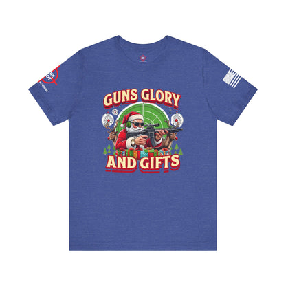 Guns Glory And Gifts - Unisex Jersey Short Sleeve T-Shirt