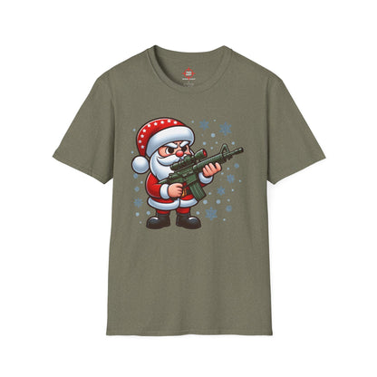 Tactical Santa Unisex Softstyle T-Shirt - Cozy Holiday Humor Shirt