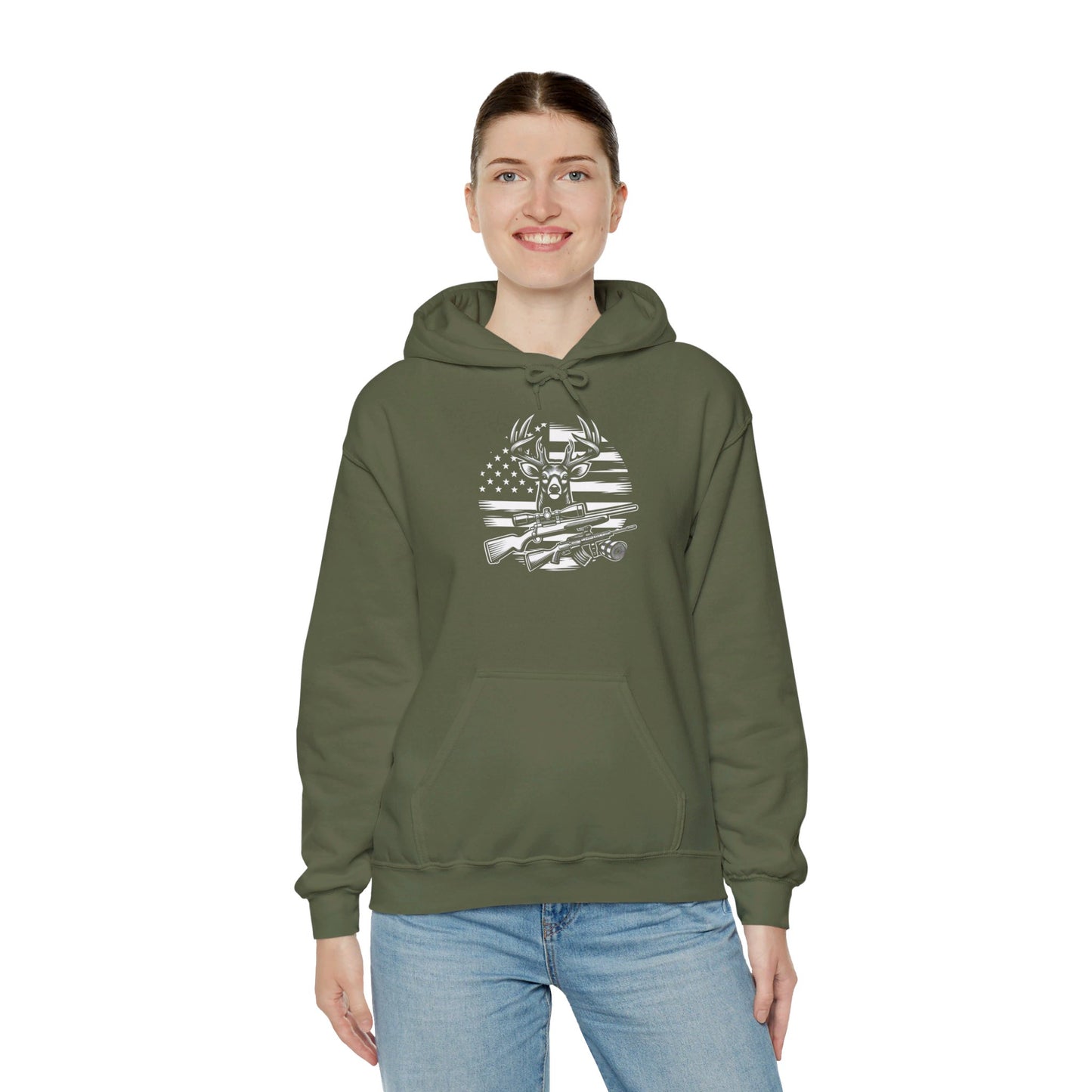 Deer Hunter - Unisex Heavy Blend™ Hooded Sweatshirt