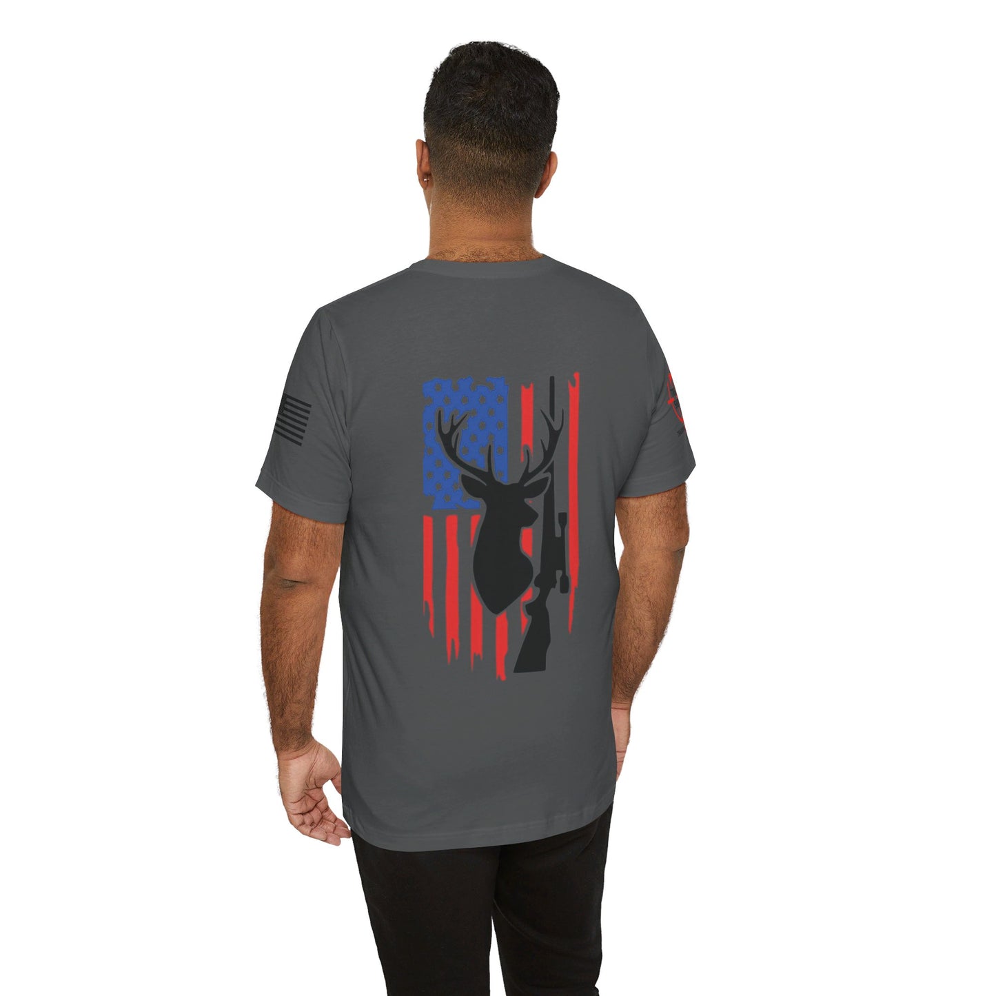 Deer Back - Unisex Jersey Short Sleeve Tee