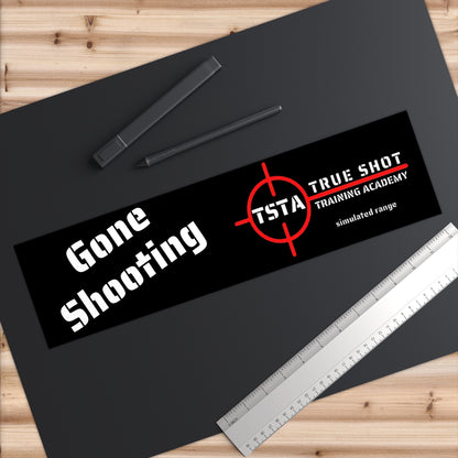 Gone Shooting - Bumper Stickers