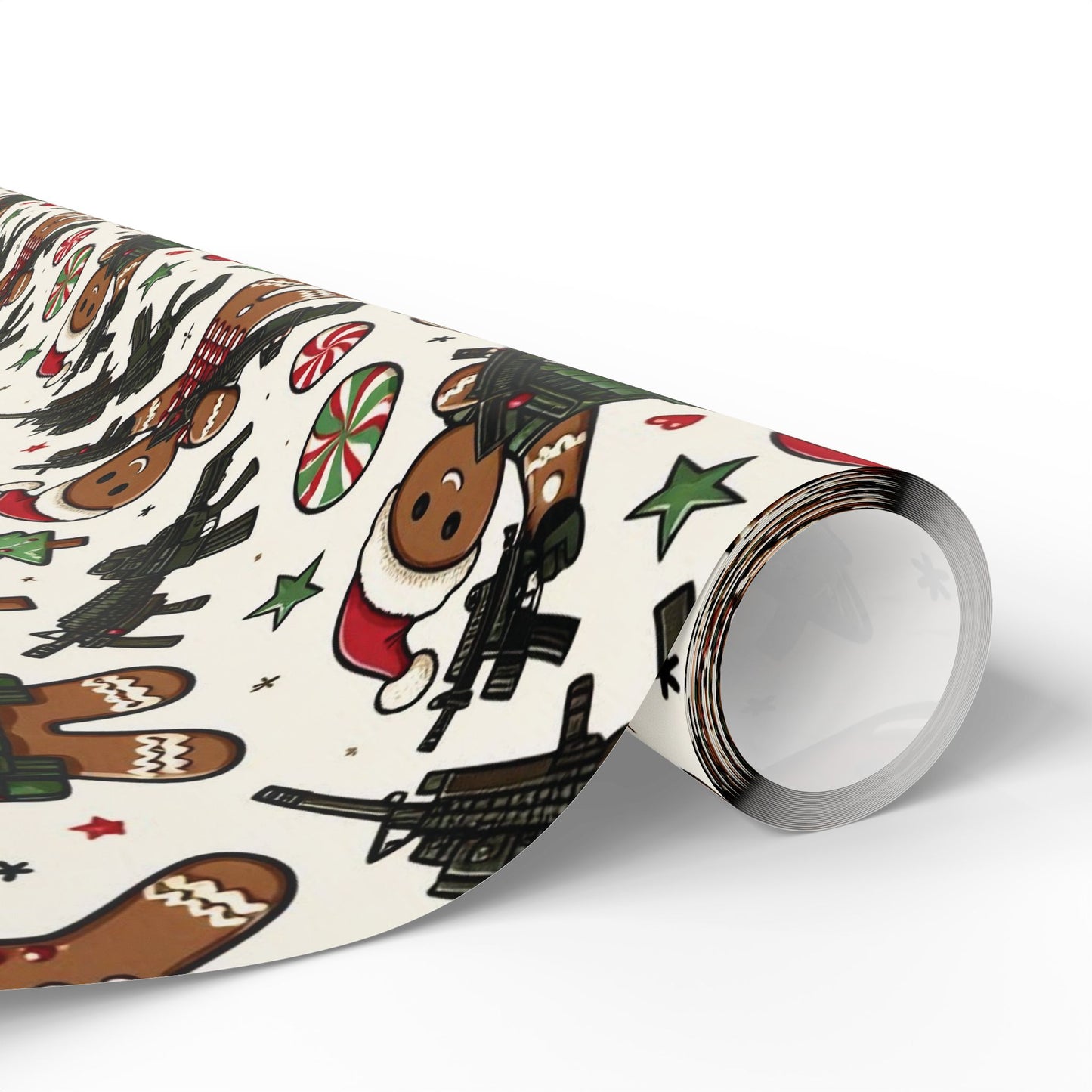 Festive Gingerbread Wrapping Paper for Holiday Gifts